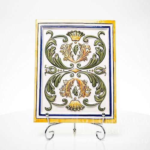 Изразец R180 рельефный Неаполь 200х250 Изразец R180 рельефный Неаполь 200х250